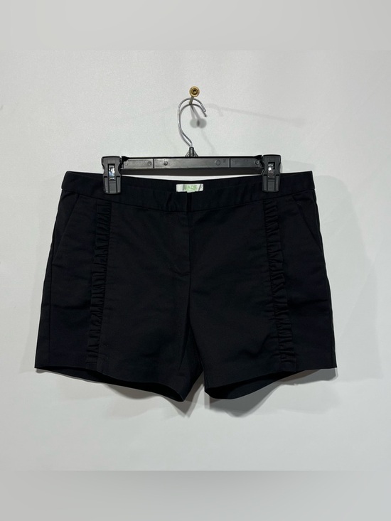 Jade Pants - Jade Black Ruffle Cotton Shorts Women’s Size 10‎ Inseam 5”
